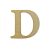 Fa betű - D Carmen 10cm
