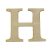 Fa betű - H Carmen 10cm