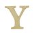 Fa betű - Y Carmen 10cm