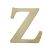 Fa betű - Z Carmen 10cm