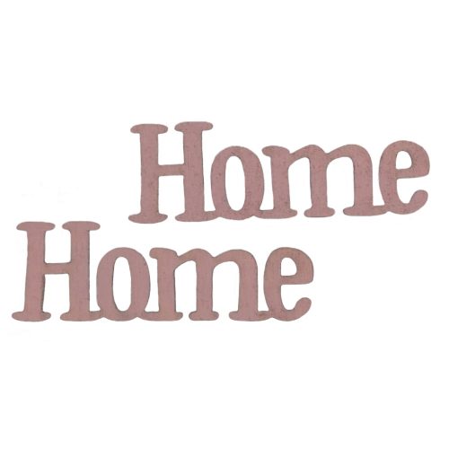 Fa "Home" felirat antikrózsa 2db/csomag