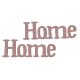 Fa "Home" felirat antikrózsa 2db/csomag