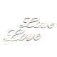 Fa "Love" felirat fehér 8cm 2db/csomag