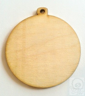 Kör karácsonyfadísz - 5db