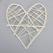 Fonott hálós szív 20cm