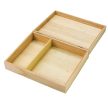 Natúr fa macaron-os doboz 25cm x 20cm x 6,3cm