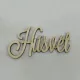 Fa felirat "Húsvét" 7,5cm x 4cm