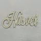 Fa felirat "Húsvét" 15cm x 7,5cm