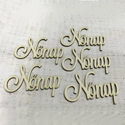 Fa felirat "Nőnap" 9,5cm