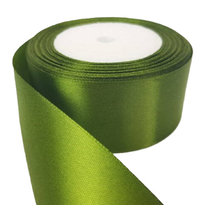 Szatén szalag 4cm x 22m zöld
