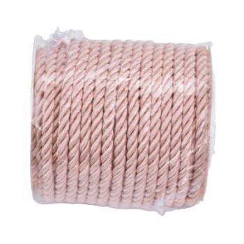 Sodrott zsinór 5mm vastag - púder