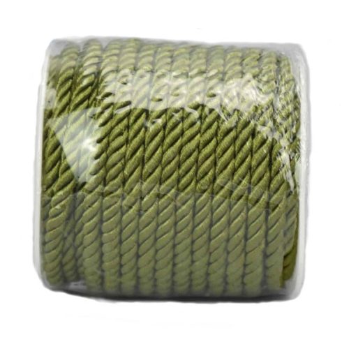 Sodrott zsinór 5mm vastag - oliva MÉTER
