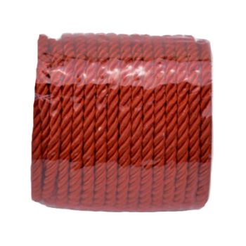 Sodrott zsinór 5mm vastag - piros MÉTER