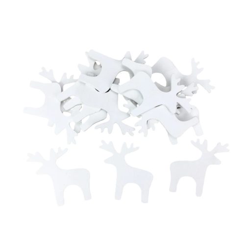 Fehér rénszarvas 5cm 15db/csomag