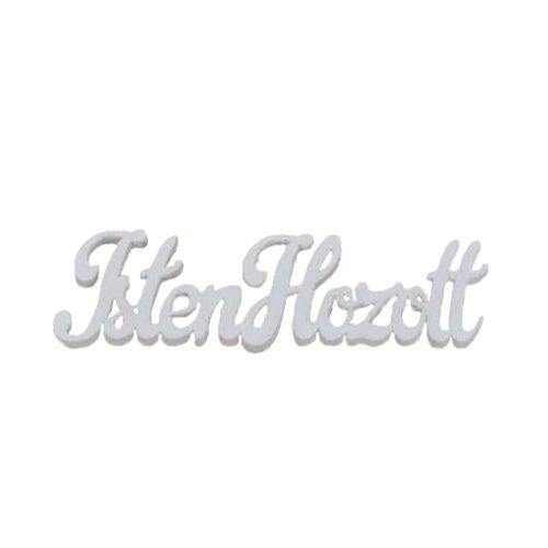 Fa felirat "Isten hozott"