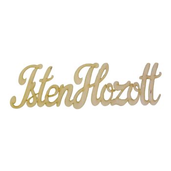 Fa felirat "Isten hozott"