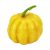 Tök 4,5cm x 3cm sárga színű