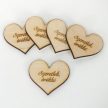 Fa szív "Szeretlek, örökké" 4cm  1db