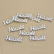 Fa felirat "Húsvét" 4cm x 1cm - fehér