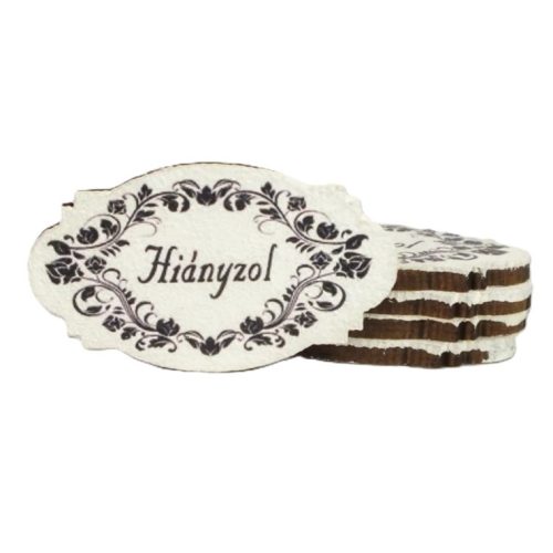 Nyomtatott fa tábla - Hiányzol