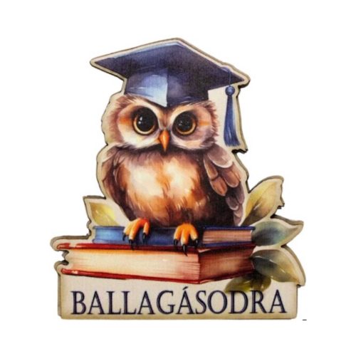 Nyomtatott dekorkarton - Ballagásodra bagollyal 3db/csomag