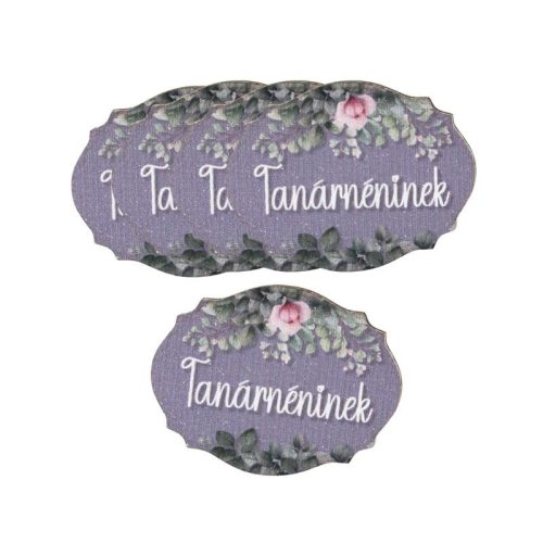 Nyomtatott dekorkarton - Tanárnéninek táblák 5db