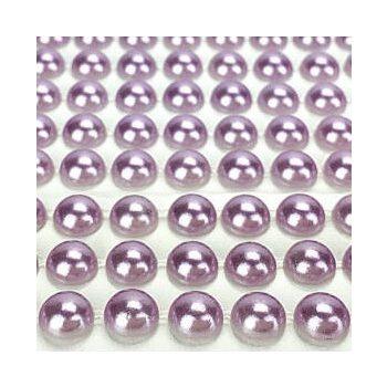 Öntapadós félgyöngyök 5mm 260 db/levél mályva