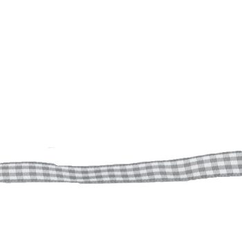 Kockás szalag 1cm széles szürke