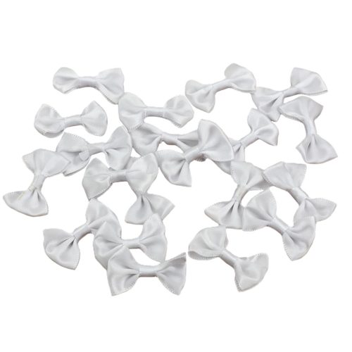 Fehér nagy masni 3,5cm 20db/csomag