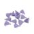 Textil bojt lila 12db/csomag