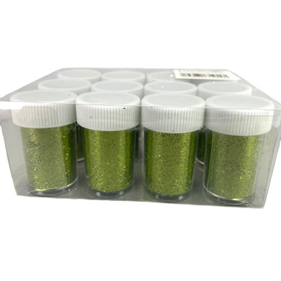 Csillámpor oliva 15gr | 12 darabos csomag