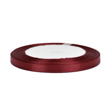 Szatén szalag 6mm - bordó