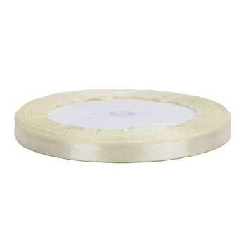 Szatén szalag 6mm - krém