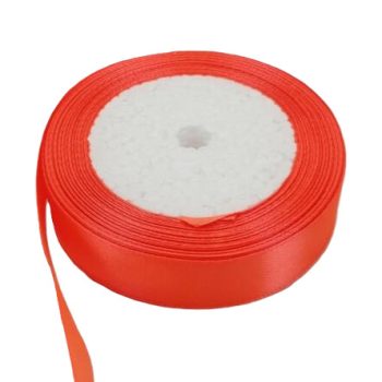 Szatén szalag 2cm széles UV narancs