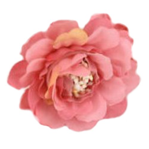 Fodros virágfej dark pink 4cm 1db