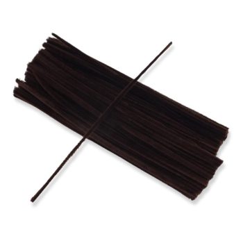 Zsenília drót sötétbarna 100db/cs. 30cm