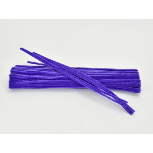Zsenília drót sötétlila 100db/cs. 30cm