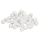 Pompon 2,5cm fehér 50db/csomag