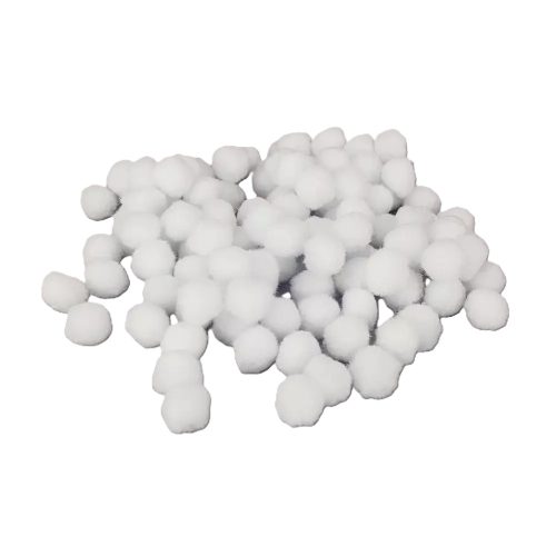 Pompon 2cm fehér