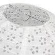 Csipkés fehér papír lampion 30cm