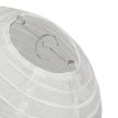 Fehér papír lampion 25cm