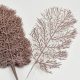 Csillámos thuja ág rózsaarany 40cm x 15cm