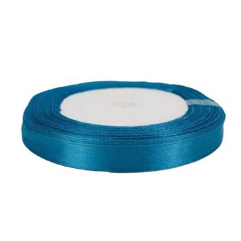 Szatén szalag 1cm széles azúr