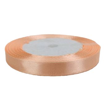 Szatén szalag 1cm széles barack