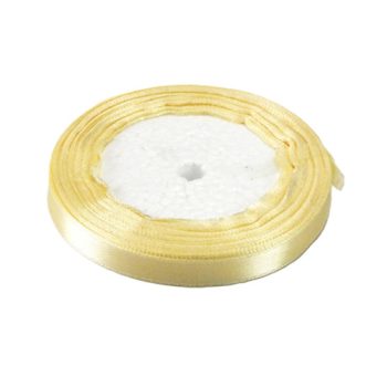 Szatén szalag 1cm széles krém