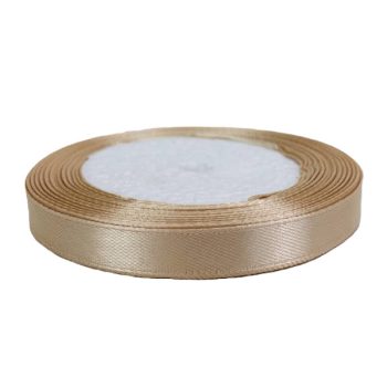 Szatén szalag 1cm széles púder