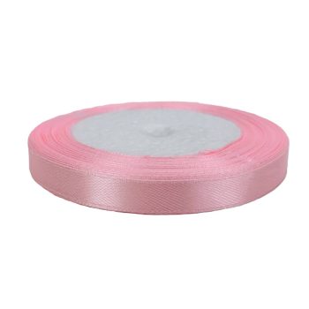 Szatén szalag 1cm széles rózsaszín