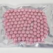 Csillámos polisztirol golyó 1cm sötétrózsaszín