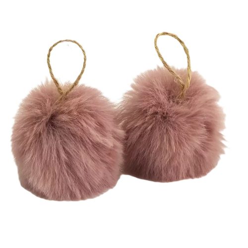 Pihe-puha szőrgombóc 6cm mályva 10db/csomag