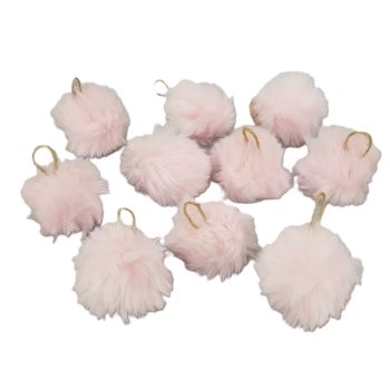 Pihe-puha szőrgombóc 6cm rózsaszín